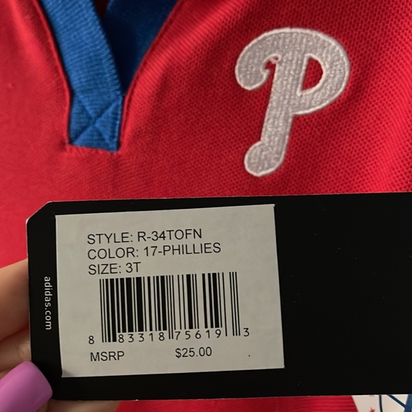 NWT ADIDAS Phillies Dress 2T - Picture 4 of 6